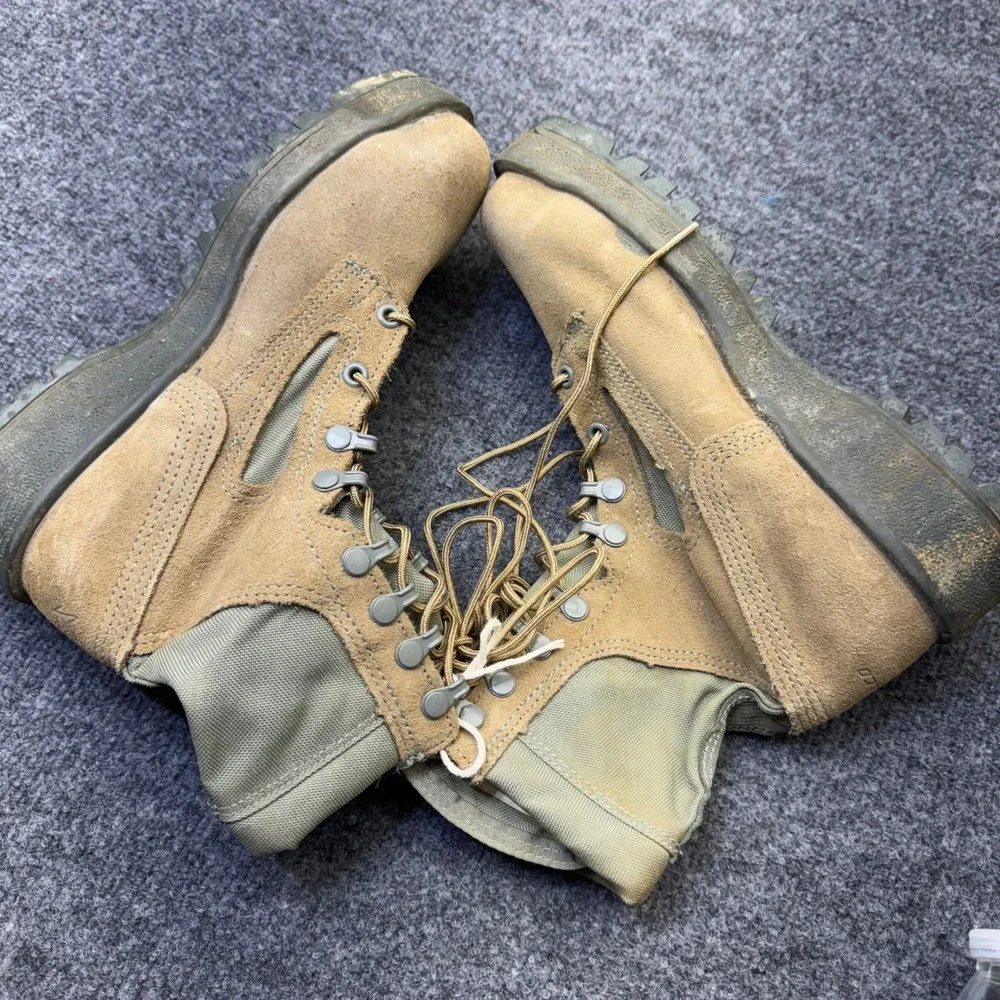 US Military Combat Boots Mens 5.5W Green Vibram Steel Toe SAGE HW ST S161